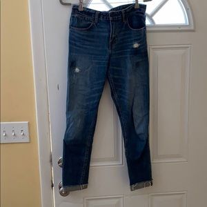 Ankle straight jeans